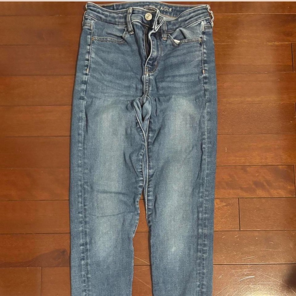 American Eagle Outfitters Straight Leg Blue Jeans